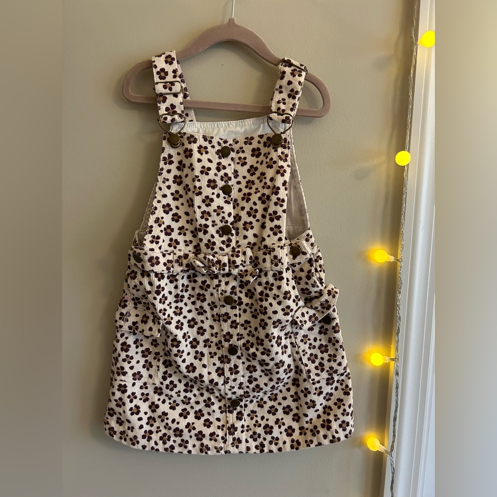 Floral Print Overall Dress size 6
